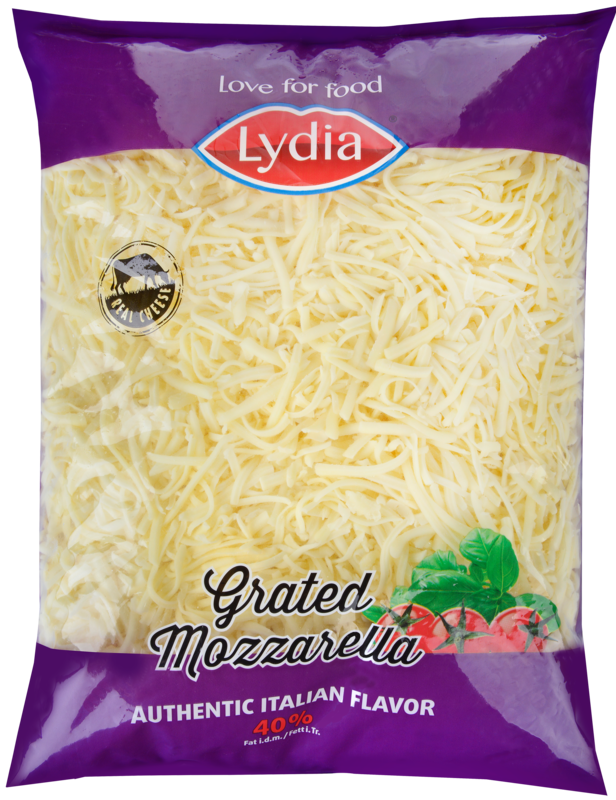 LYDIA Mozzarella geraspt 40+ Halal 2kg