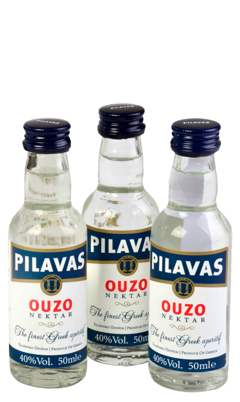 PILAVAS Ouzo 40% Vol. 0,05L