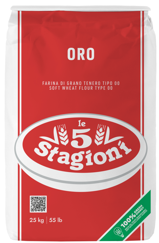 5 STAGIONI Pizzameel Tipo 00 Oro (Rood) 25kg