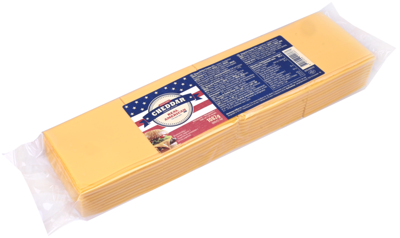 REAL AMERICAN Cheddar Kaas 45+ gesneden 88 plak 1082g
