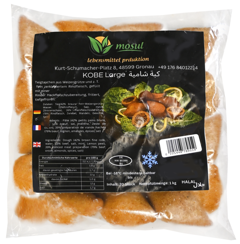 Kibbeh Large Halal DV 1kg