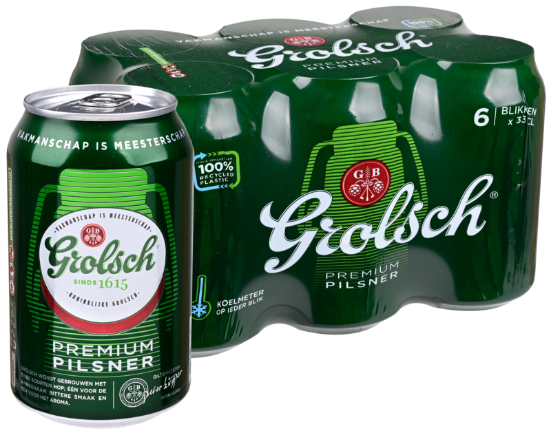 GROLSCH Pils 5% Vol. 4x6x0,33L CAN (S)